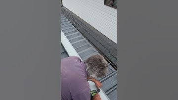 installing fascia & guttering & last but not least the roof sheets(2)