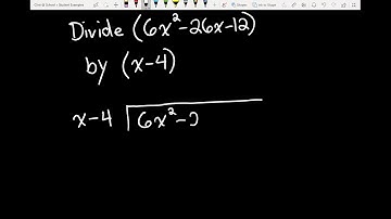 112 Polynomial Division Part 1