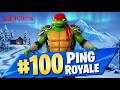 FORTNITE VÝHRA SO 100 PINGOM
