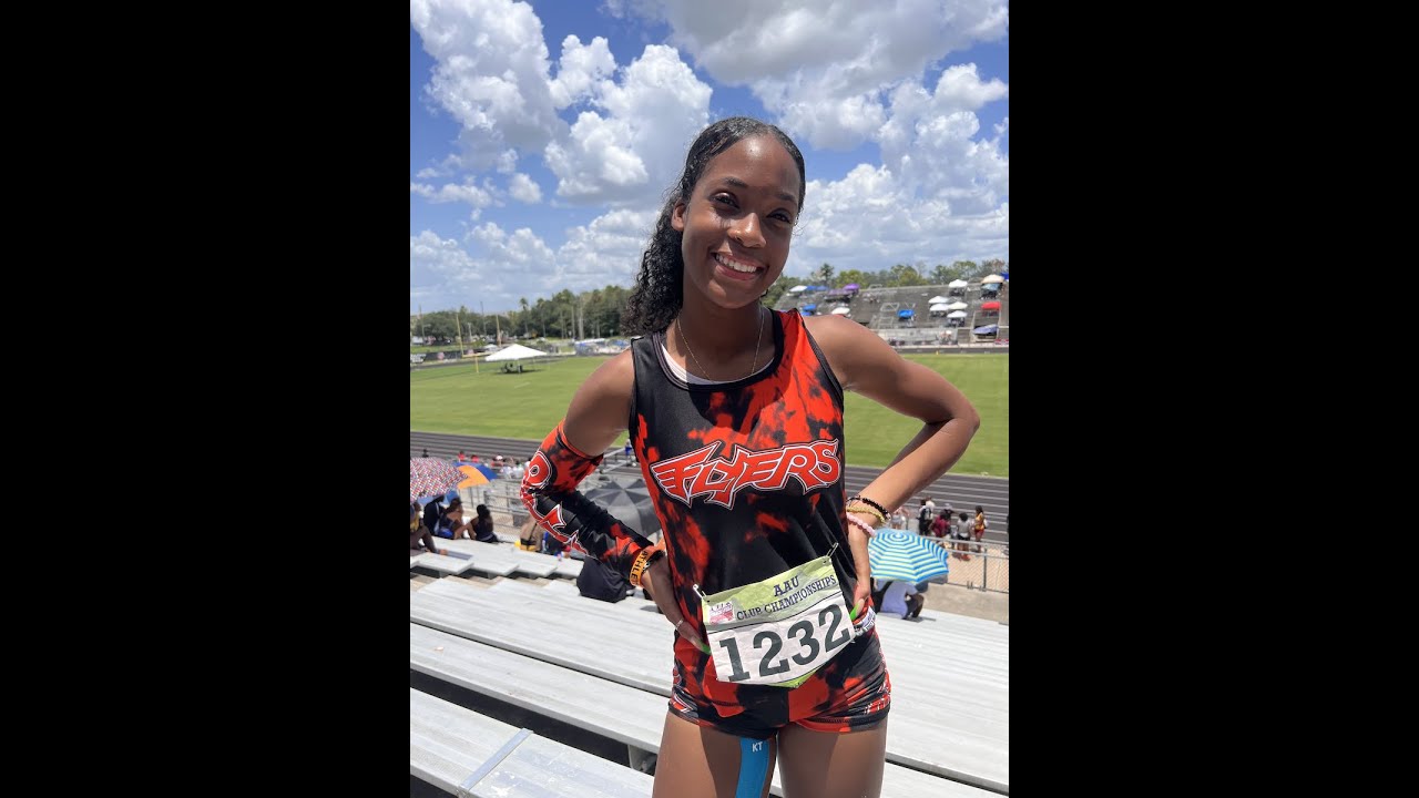Nia Overby - Triple Jump 10.73m - PR & qualifier for Jr. Olympics