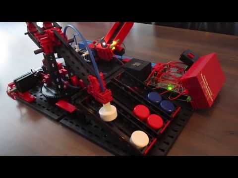 Farbsortierrobot Fischertechnik / Ftduino. Color sorting robot Fischertechnik / Ftduino