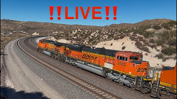 🔴Live🔴 Cajon Pass California, Summit / Silverwood Cam (BNSF