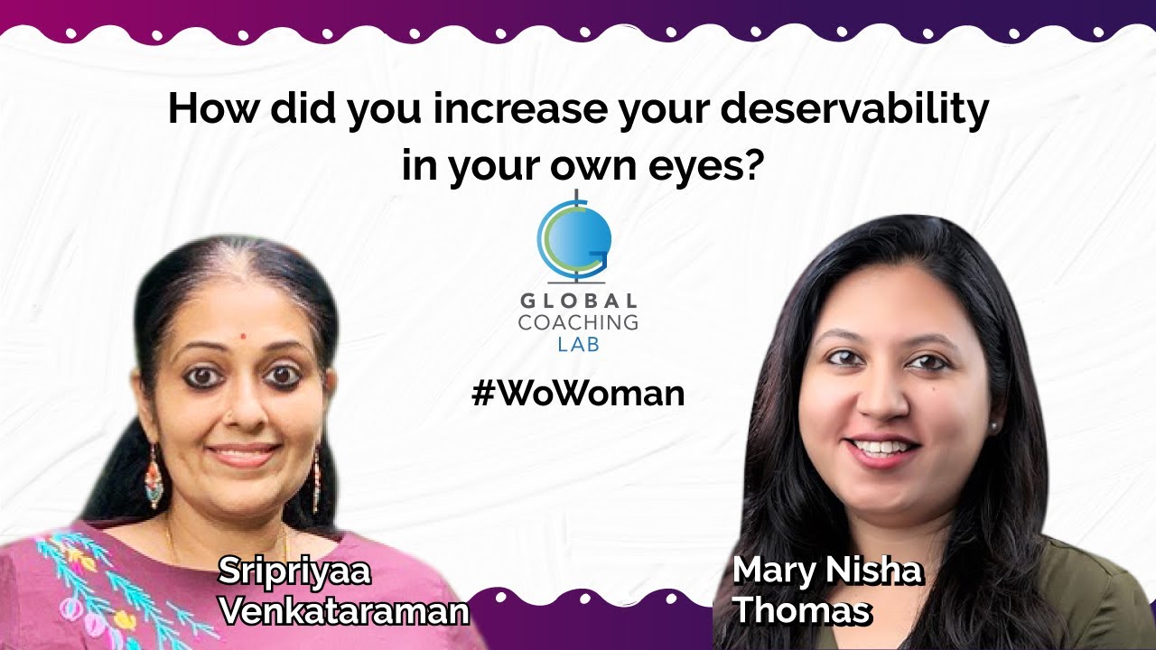 How have you improved your deservability in your own eyes? | Mary Nisha Thomas