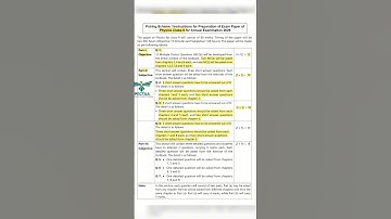 Physics Pairing scheme 9th class 2026 PECTAA according to short syllabus #EZMatric