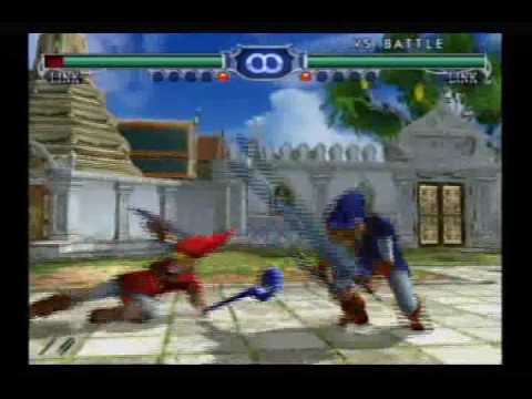Soul Calibur II (Gamecube) -- Link vs Link - YouTube