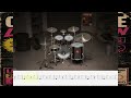 Oliver Tree Life Goes On - Drum Cover with sheet music how to play tutorial #drumcover #tutorial