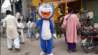 Doraemon Dancing on Dhol Beats | Only in Pakistan | Look at Shoes by Sapal's Joke Studio 369 views 3 years ago 2 minutes, 2 seconds