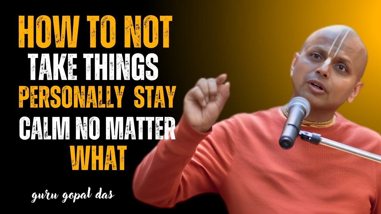 HOW TO NOT TAKE THINGS PERSONALLY | STAY CALM NO MATTER WHAT - YouTube