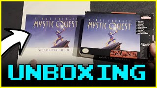 Final Fantasy Mystic Quest SNES Unboxing | What's in the Box?! Ep. 24 Final Fantasy Ii Unboxing Snes Retrogaming Nintendo