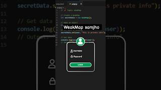 WeakMap in JavaScript | Complete Guide for Beginners #javascript #tectuts #weakmap #jsshorts #shorts