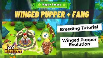 My Defi Pet Evolving and Breeding Tutorial (Winged Pupper Evolution and First Gen BREEDING w/ Fang)