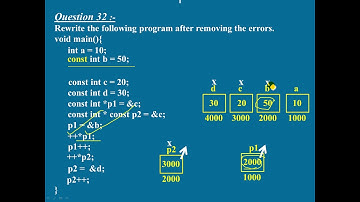 Rewrite the corrected code based on pointers