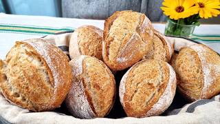 Never Buy Bread Again! The Easiest 4-Ingredient Daily Bread (No Kneading) screenshot 4