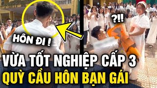 Đang Làm Lễ Tốt Nghiệp Cấp 3 Nữ Sinh Được Bạn Trai Lên Cầu Hôn Trước Toàn Trường Tin 3 Phút