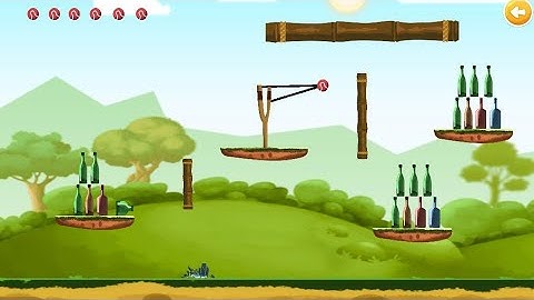 Knock down bottles game romantic level 13-25 #technical_manoj_ms