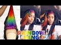 Rainbow Bright Bangs ft.| Lumiere Hair