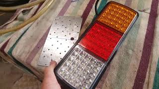 Left side rear LED light  install - PUT INDICATORS ON OUTSIDE., I'm going back to bulbs now.