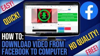 🔽 How To Download Videos From Facebook 2021 | EASY / QUICK / HD Quality screenshot 4