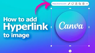 How to add hyperlink to image in Canva