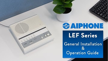 LEF General Installation and Operation Guide