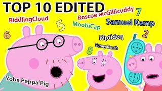 peppa pig - top ten funny moment - peppa pig edited funny video