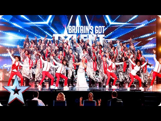 The 100 Voices Of Gospel go for gold! | Week 2 Auditions | Britain’s Got Talent 2016 class=