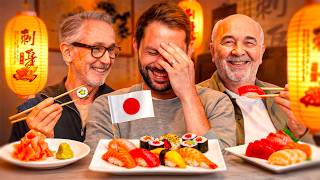 Gérard Jugnot et Thierry Lhermitte goûtent les meilleurs Sushis de Paris ( et me foutent la honte )