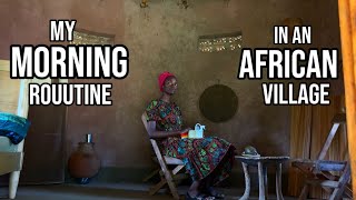 My Morning Routine in an African Village, Skin Care, Cleaning the house, Breakfast,Peaceful living