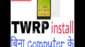 how to install twrp recovery on redmi 2 prime (root method)