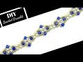 Beading Tutorial.  How to make an elegant bracelet with beads