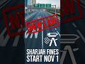 Sharjah’s New Traffic Law | Fines Up to Dh1,500 Starting Nov 1 2025