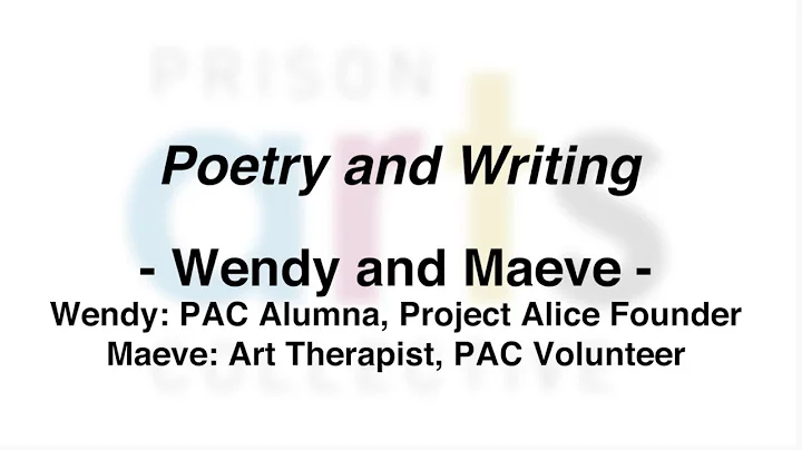 Unleashing your creativity: Poetry & Writing workshop with Wendy and Maeve