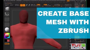 Pixologic Zbrush Tutorial - base mesh with DynaMesh (time-elapsed)