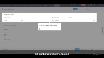 How to Provide Case Solutions in Zoho CRM @zohocrm