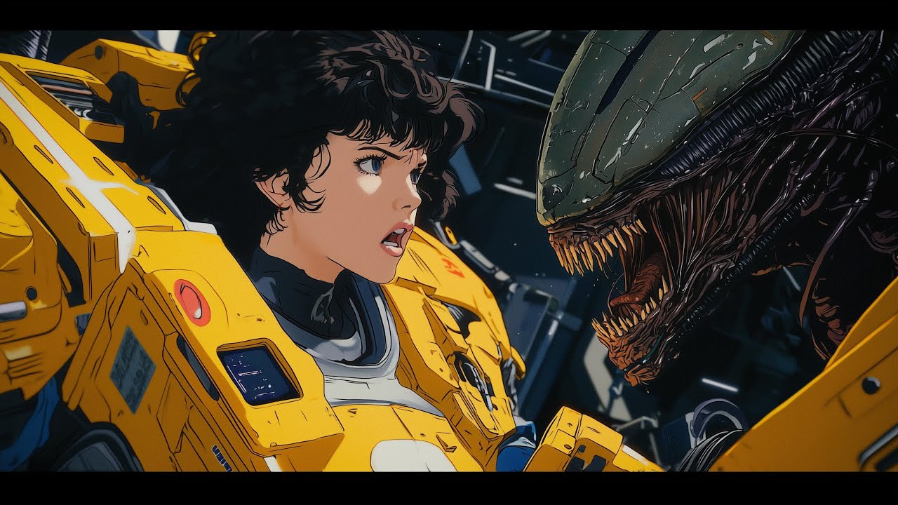 ALIENS - 1980's Anime Trailer - YouTube