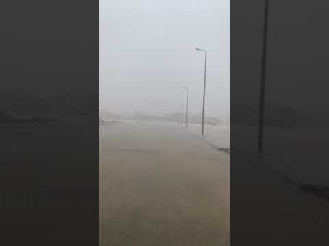 امطار غزيره وتشكل السيول على رابغ وماحولها في المملكة العربية السعودية