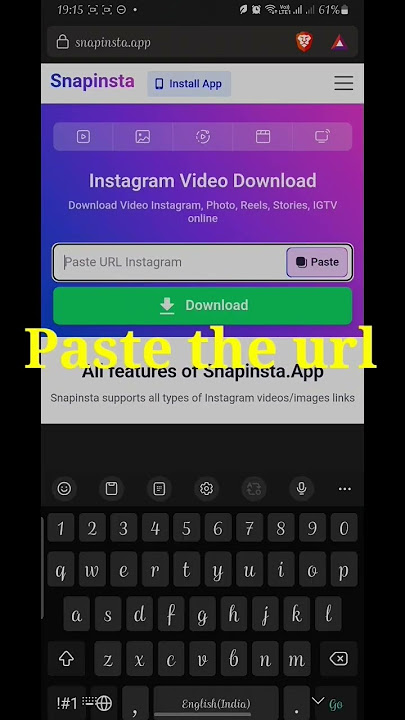 How To Download Instagram Reels|snapinsta.app | SYMGIK #shorts #instagram