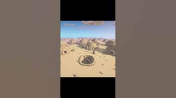 Minecraft time lapse video | Making Tatooine Village __ #MINECRAFT #shorts