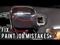 Fix paint job mistakes