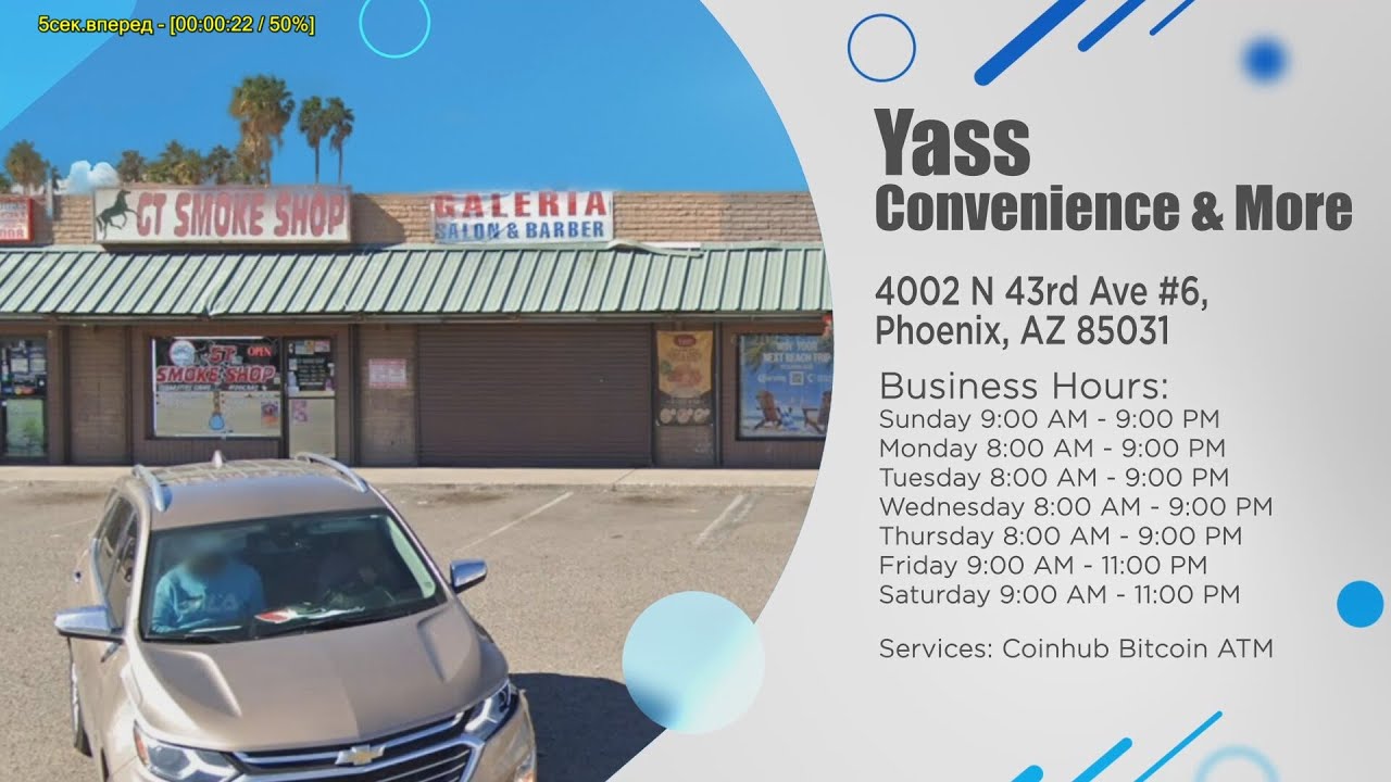 Bitcoin ATM Phoenix - Coinhub ($25,000 Daily Limits) — 4002 N 43rd Ave #6,  Phoenix, AZ 85031, USA - YouTube