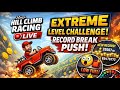Hill Climb Racing Live 🔴 | Extreme Level Challenge 💥 | Record Break Push