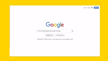 How To Design Google Search Page Website Using HTML & CSS | Web Design Tutorials