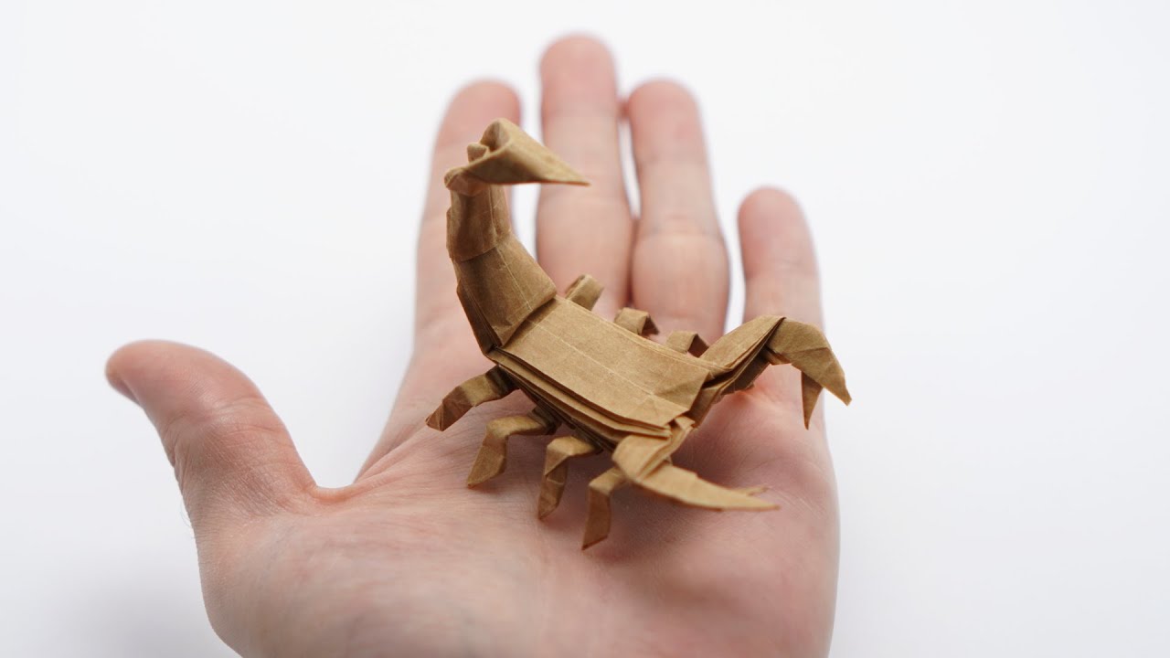 TIME-LAPSE - ORIGAMI SCORPION (Jo Nakashima)