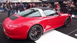 I have filmed this nice porsche 991 911 targa 4 gts at the 2015 30th
festival international automobile in paris. car is featured a new
shade of red, a...