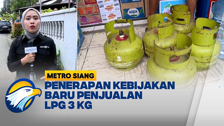 Berlaku Mulai 1 Februari! KTP Belum Terdaftar Tak Bisa Beli LPG 3 Kg - [METRO SIANG]