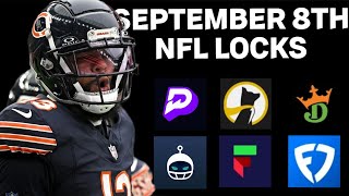 (25-0🔥) NFL PRIZEPICKS Today | Week 1 (09/08/25) | FREE NFL Best Bets, Predictions and Player Props