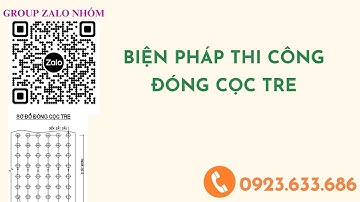 Biện pháp thi công đóng cọc tre
