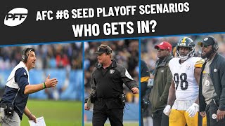 AFC #6 Seed Playoff Scenarios - Who Gets In? | PFF