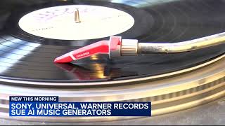 Music record labels sue AI song-generators Suno and Udio for copyright infringement