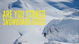 A Fpv Drone Freerider Snowy Mountains Perfect Match? 4K Drone Edit - Are You Stoked?